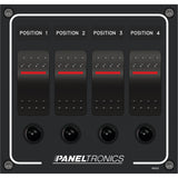 Paneltronics - Waterproof Panel Circuit Breaker - DC, Illuminated Rocker Switch — Quality Boat Parts