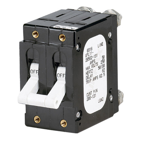 Paneltronics - C Frame Magnetic Circuit Breaker - Double Pole, White — Quality Boat Parts