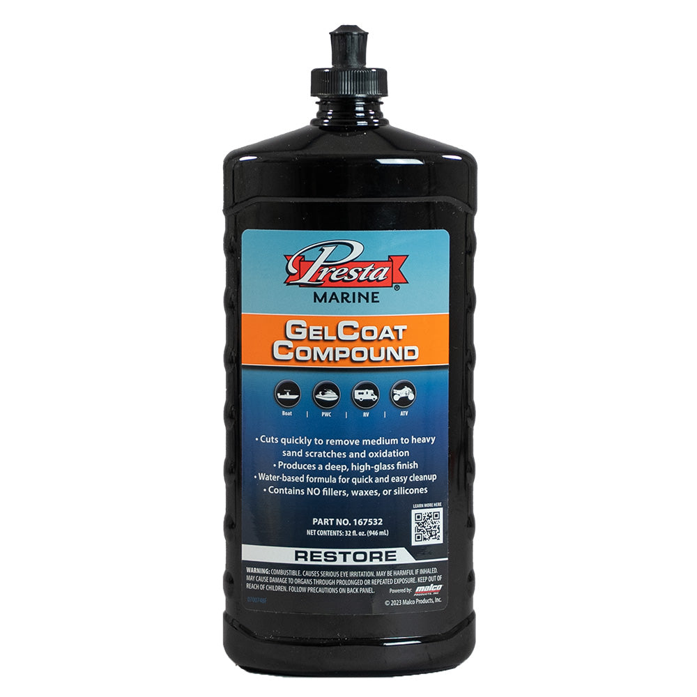 Presta - Gel Coat Compound — Quality Boat Parts
