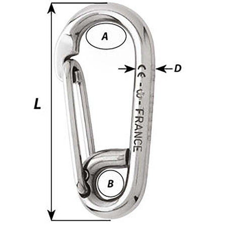 Wichard - Symmetric Carbine Hook — Quality Boat Parts