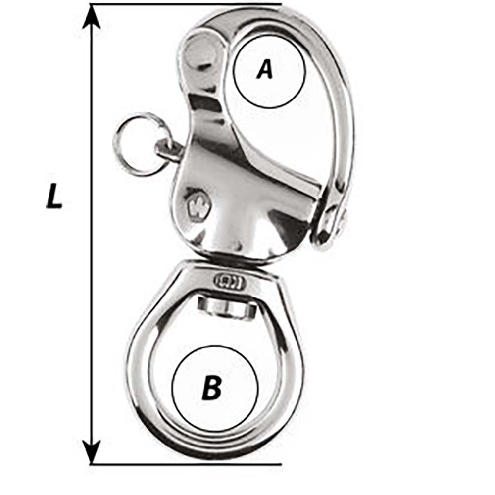 Wichard - HR Snap Shackle - Large Bail — Quality Boat Parts