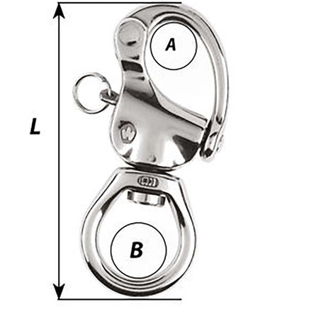 Wichard - HR Snap Shackle - Large Bail — Quality Boat Parts