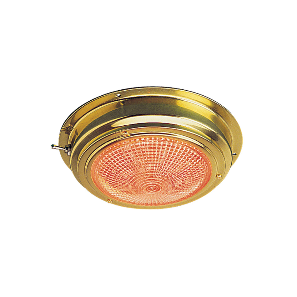 Sea-Dog - Brass Night Dome Light - Day, 5" Lens — Quality Boat Parts