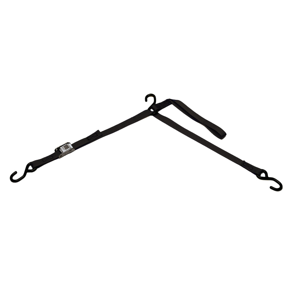 BoatBuckle - P.W.C. Tri-Down - With Cam Buckle & Soft Hook - 1" x 6' — Quality Boat Parts