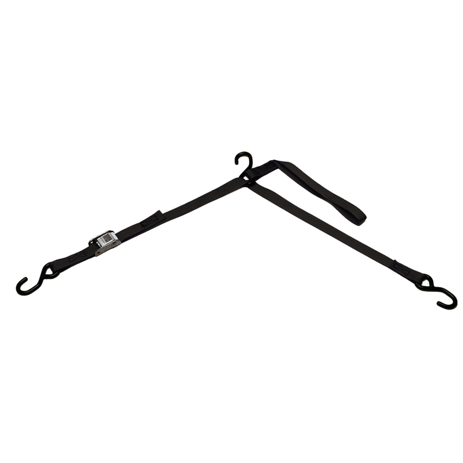 BoatBuckle - P.W.C. Tri-Down - With Cam Buckle & Soft Hook - 1" x 6' — Quality Boat Parts