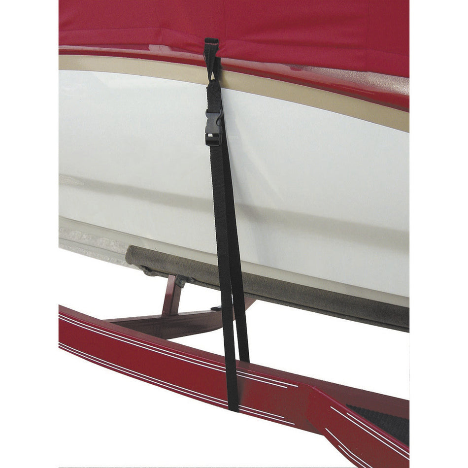 BoatBuckle - Snap-Lock Boat Cover Tie-Downs - 1" x 4', 6-Pack — Quality Boat Parts