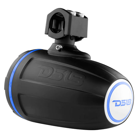 DS18 - HYDRO 1.75" Driver Wakeboard Pod Tower Speaker - With Integrated RGB LED Lights, Black, 900W — Quality Boat Parts