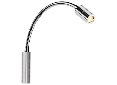 Cantalupi - Linda Wall Adjustable Reading Light - 10/30V DC, 1.5W, 3000K, IP40, Chromed — Quality Boat Parts