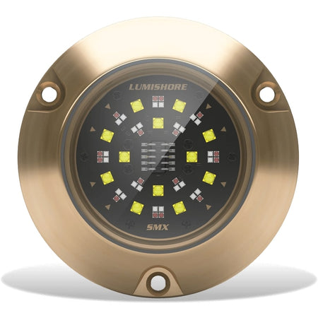 Lumishore - EOS SMX154 Underwater Light - RGBW (Color Changing), 36W, 10.5-31 VDC, Bronze, IP68 (LM600536) — Quality Boat Parts