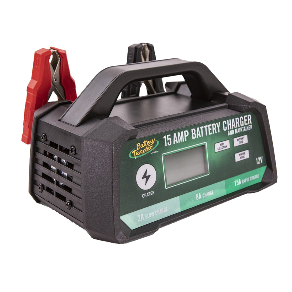 Battery Tender - Selectable Chemistry Battery Charger - 12V, 15/8/2A — Quality Boat Parts