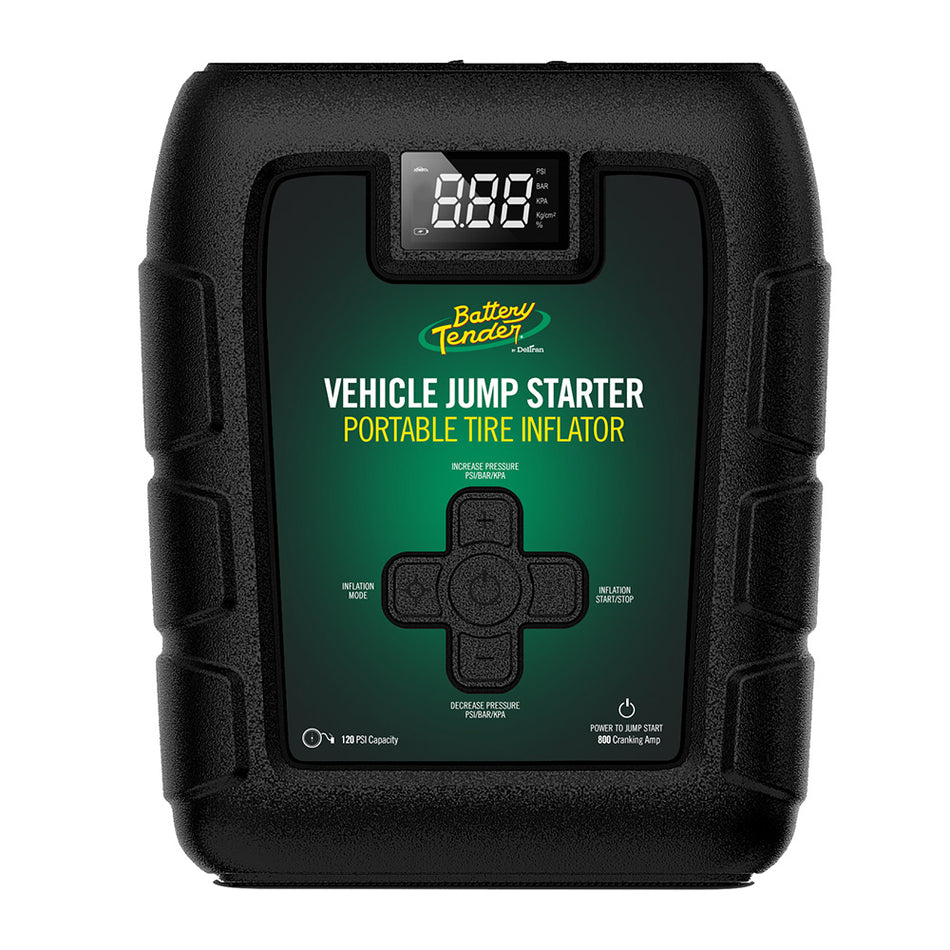 Battery Tender - Jump Starter - With Tire Inflator, 800A — Quality Boat Parts