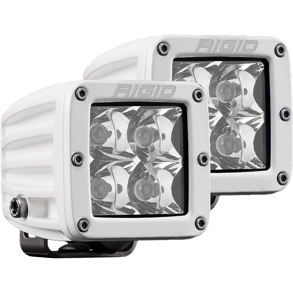 RIGID Industries - D-Series PRO Hybrid-Spot LED - Pair, White — Quality Boat Parts