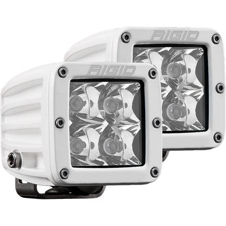 RIGID Industries - D-Series PRO Hybrid-Spot LED - Pair, White — Quality Boat Parts