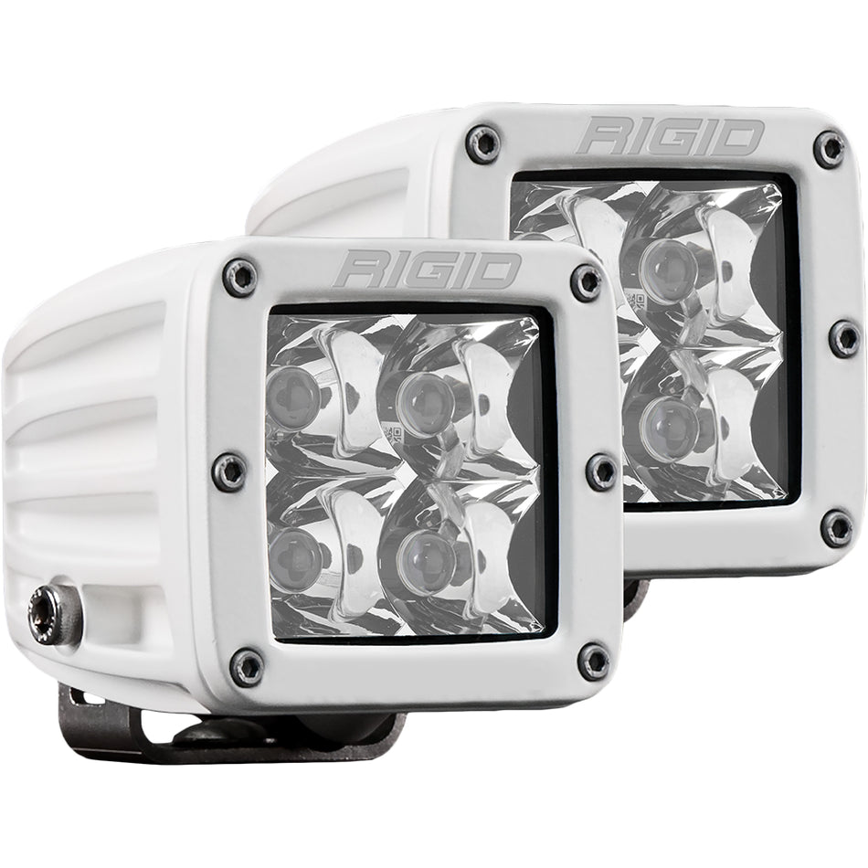 RIGID Industries - D-Series PRO Hybrid-Spot LED - Pair, White — Quality Boat Parts