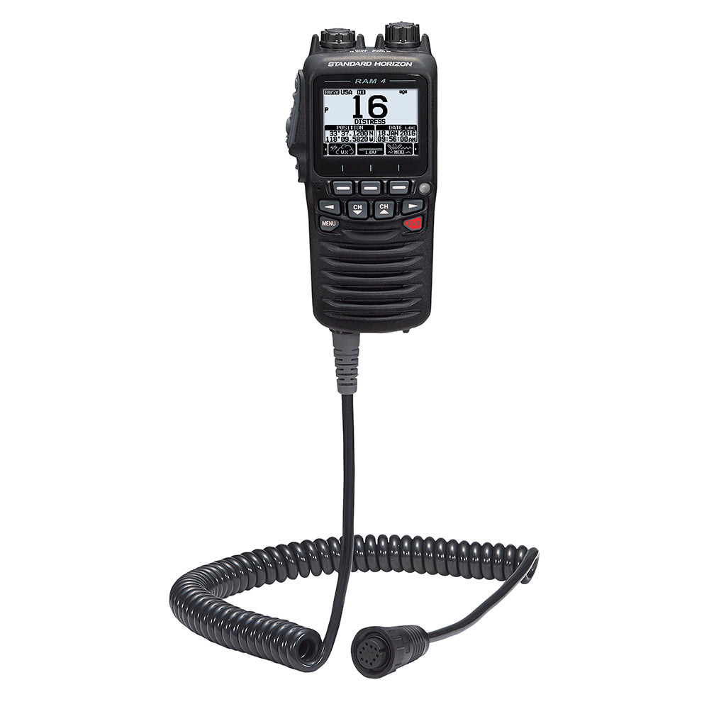 Standard Horizon - Wired Remote Access Microphone RAM4 — Quality Boat Parts