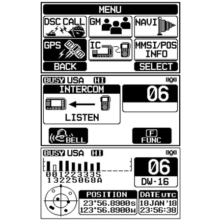 Standard Horizon - GX1800G Fixed Mount VHF - With GPS — Quality Boat Parts