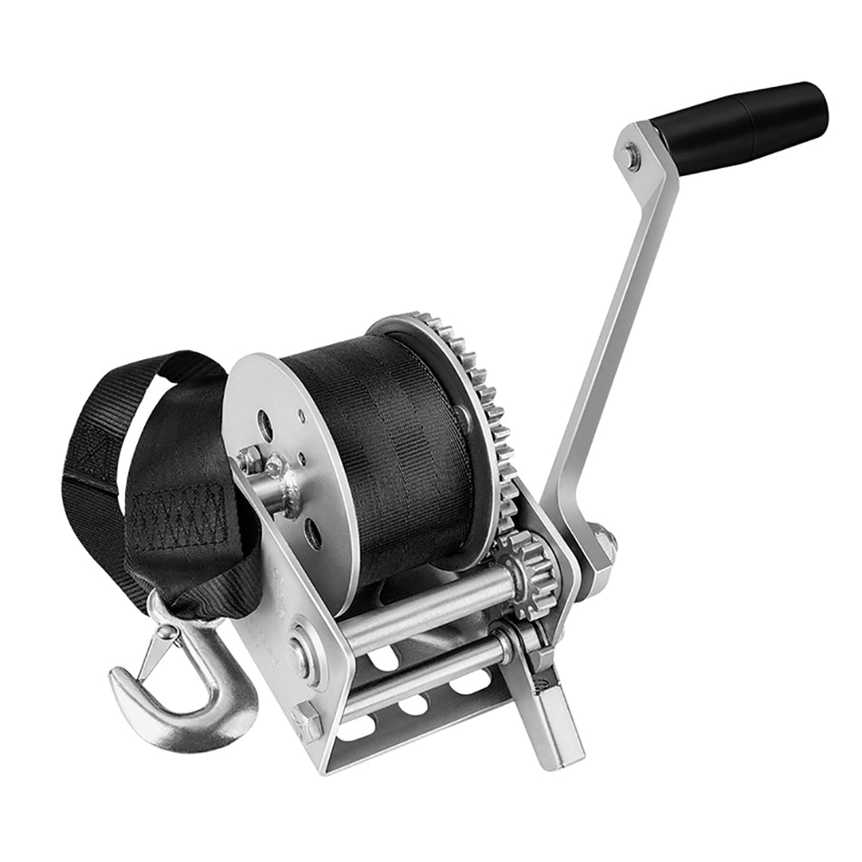 Fulton - Single Speed Winch - With Strap, For Personal Watercraft, 900 lbs — Quality Boat Parts