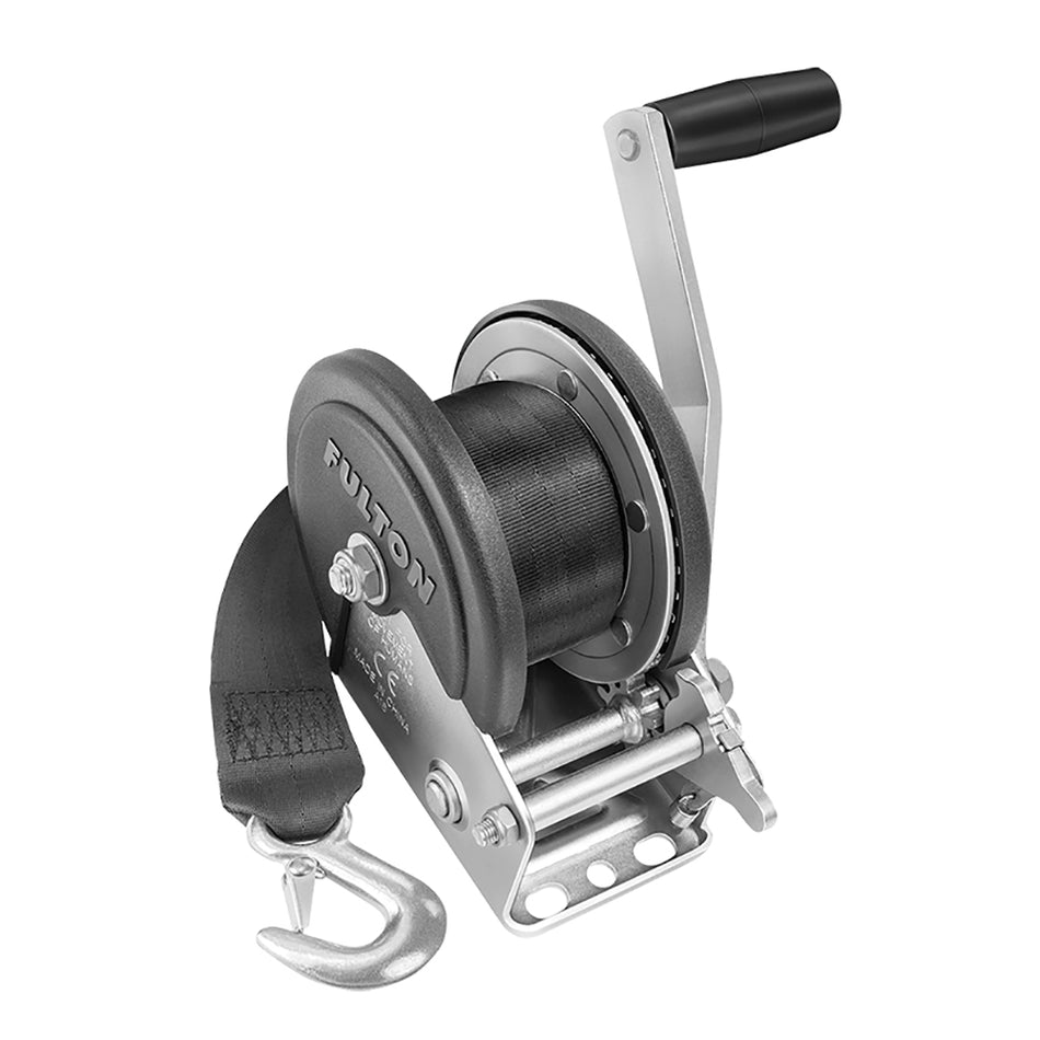 Fulton - Single Speed Winch - With Strap Cover, 1500 lbs — Quality Boat Parts
