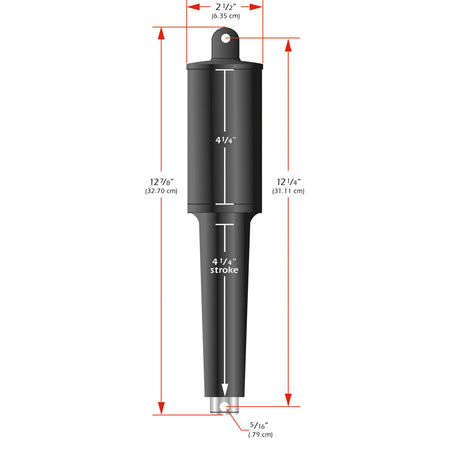 Lenco Marine - 102XD Extreme Duty Actuator - 12V - 4-1/4" Stroke — Quality Boat Parts