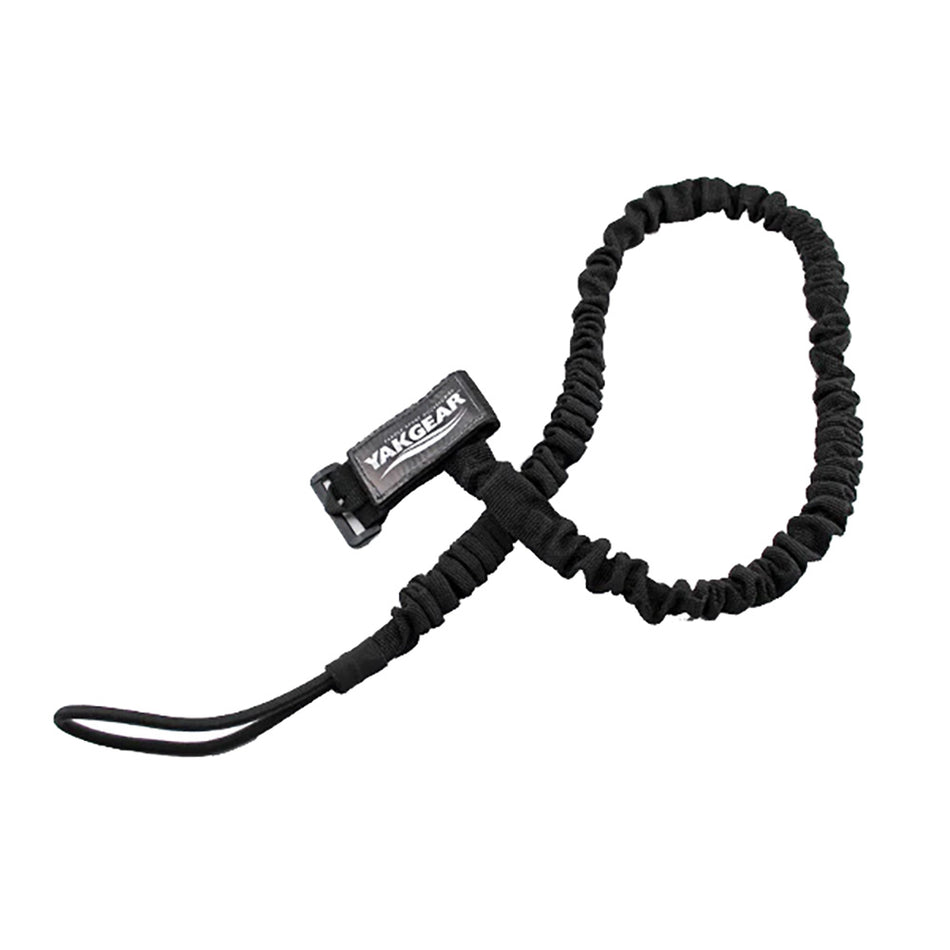 YakGear - Baja Paddle Leash - 36", Black — Quality Boat Parts