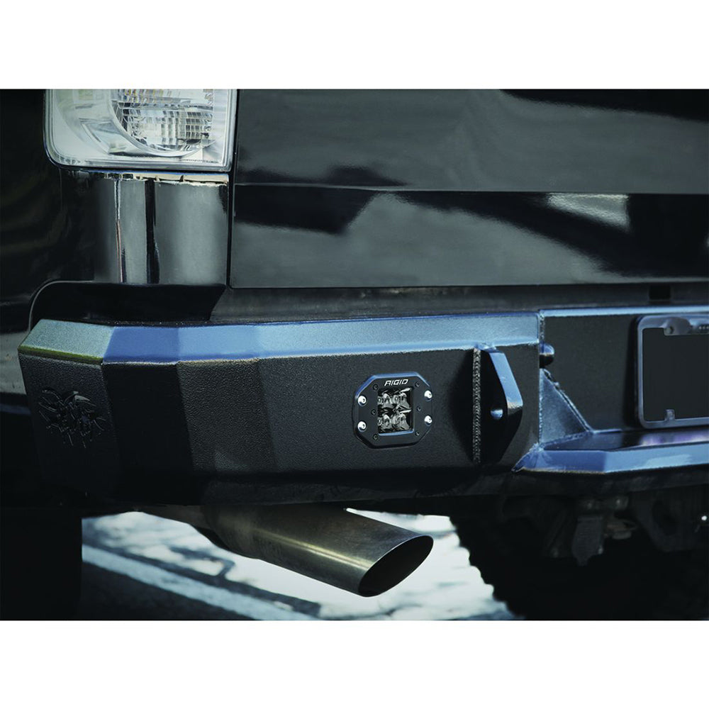 RIGID Industries - D-Series PRO Flush Mount Spot LED - Midnight Edition, Pair, Black — Quality Boat Parts