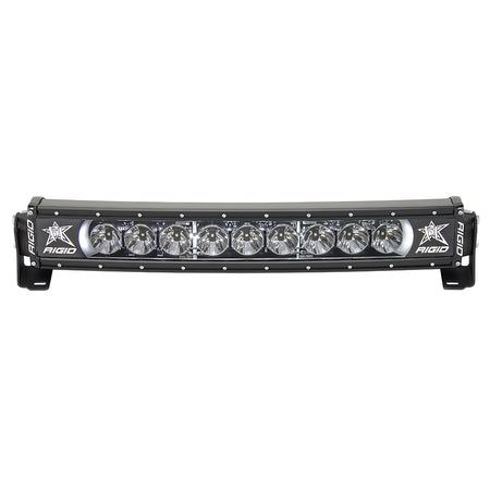 RIGID Industries - Radiance+ 20" Curved Backlight - Black Housing, White Light — Quality Boat Parts