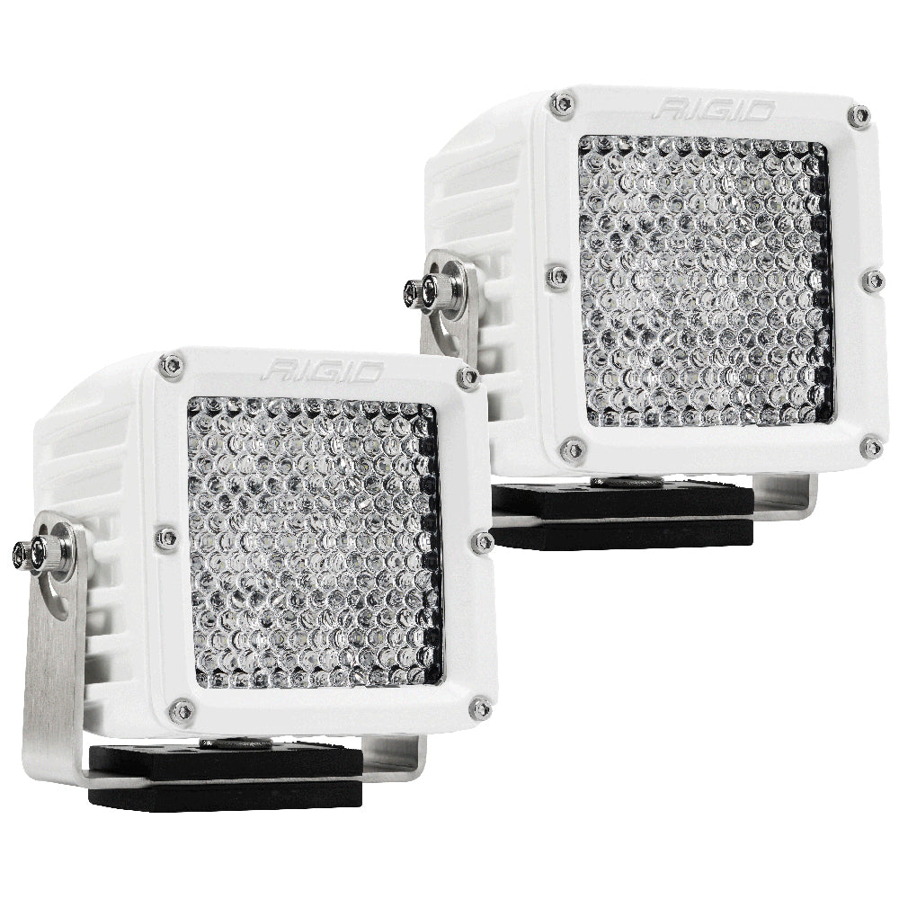 RIGID Industries - D-XL PRO Light Pods - Diffused LED, Pair, White — Quality Boat Parts