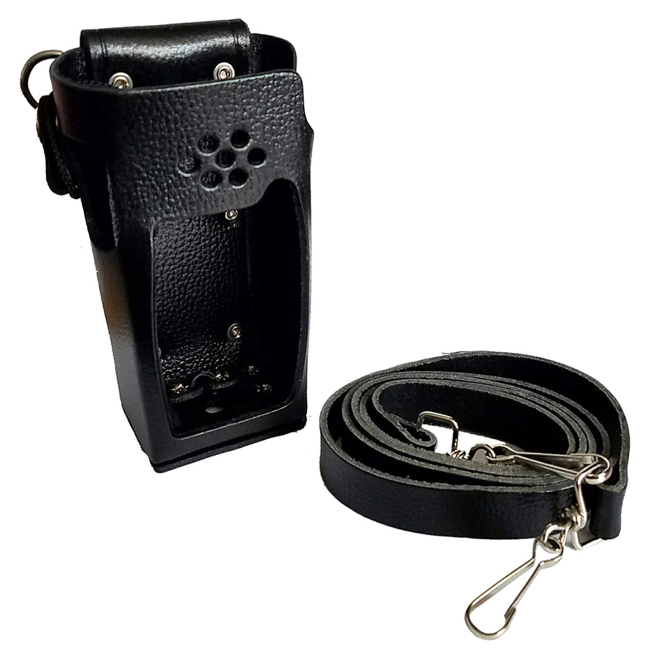 Standard Horizon - Leather Case - With Belt Loop Shoulder Strap — Quality Boat Parts