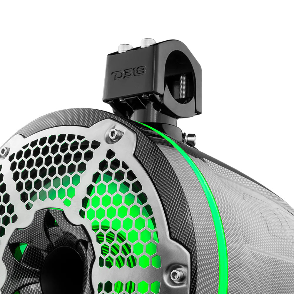 DS18 - HYDRO 10" Neodymium Marine Towers - With Built-In Passive Radiator, 1" Driver RGB LED Lights, 900W — Quality Boat Parts