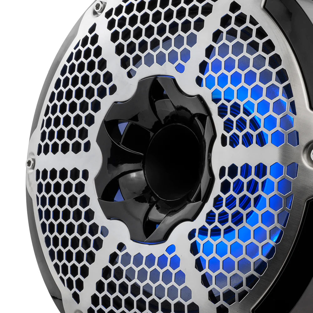 DS18 - HYDRO 10" Neodymium Marine Towers - With Built-In Passive Radiator, 1" Driver RGB LED Lights — Quality Boat Parts