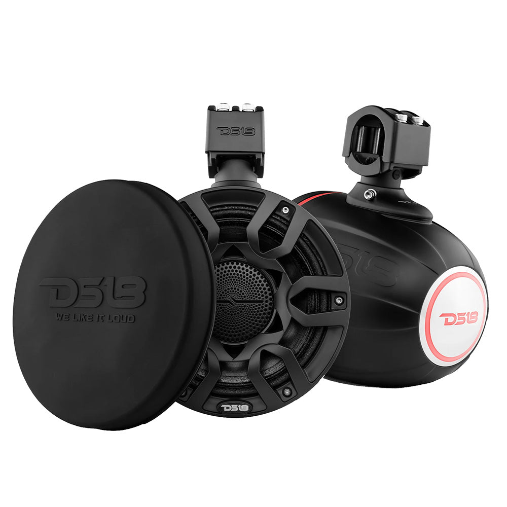 DS18 - HYDRO 8" Marine Tower Speakers - With RGB LED Lights Pro Audio Loudspeakers — Quality Boat Parts