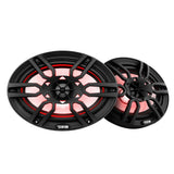 DS18 - HYDRO 6 x 9" 2-Way Marine Speakers - With Integrated RGB LED Lights, 375W — Quality Boat Parts