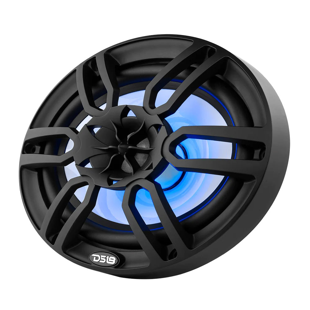DS18 - HYDRO 6 x 9" 2-Way Marine Speakers - With Integrated RGB LED Lights, 375W — Quality Boat Parts