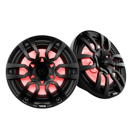 DS18 - HYDRO 10" 2-Way Marine Speakers - With Bullet Tweeter Integrated RGB LED Lights — Quality Boat Parts