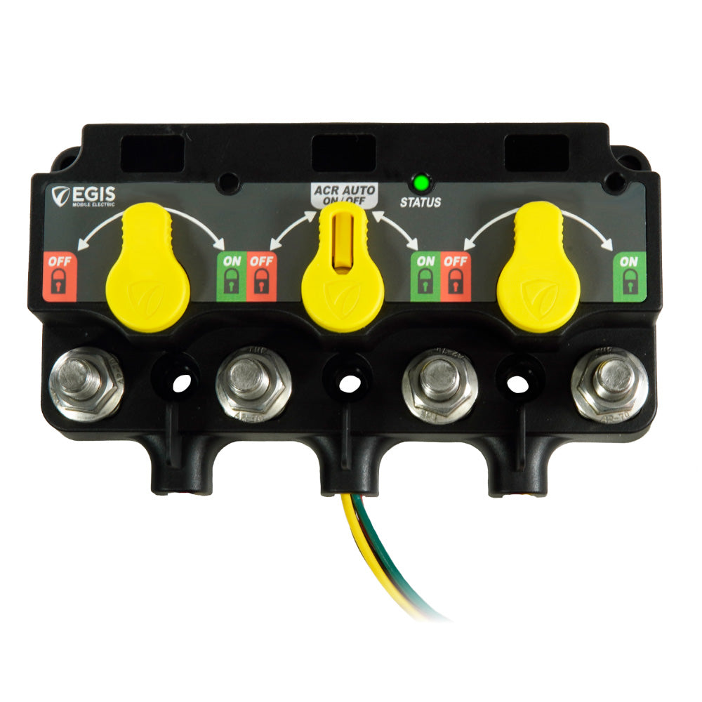 Egis Mobile Electric - XD Series Triple Flex 2 Mechanical Switch - With Knobs DTM Connector — Quality Boat Parts