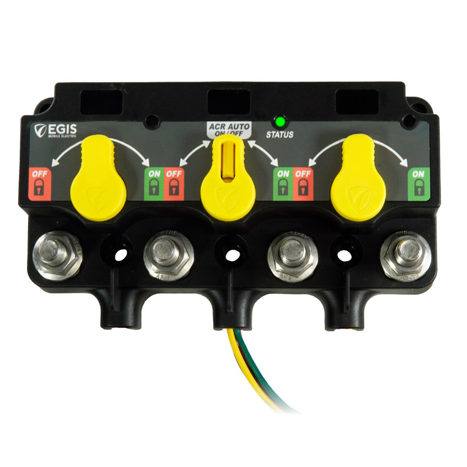 Egis Mobile Electric - XD Series Triple Flex 2 Mechanical Switch - With Knobs DTM Connector — Quality Boat Parts