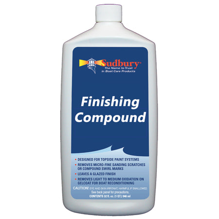 Sudbury - Finishing Compound - 32oz Liquid — Quality Boat Parts