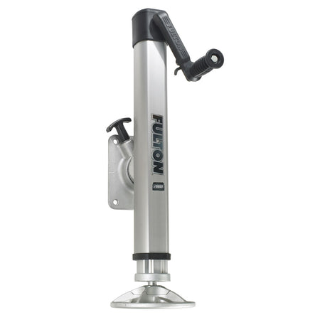 Fulton - F2 Trailer Jack Bolt-On Adjustable Swivel - With Footplate — Quality Boat Parts