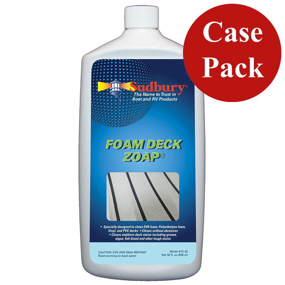 Sudbury - Foam Deck Zoap Cleaner - 32oz, Case of 6 — Quality Boat Parts