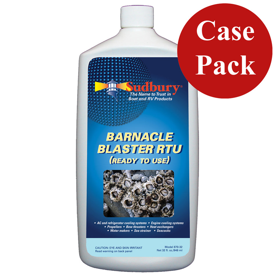 Sudbury - Barnacle Blaster RTU Ready to Use - 32oz, Case of 6 — Quality Boat Parts