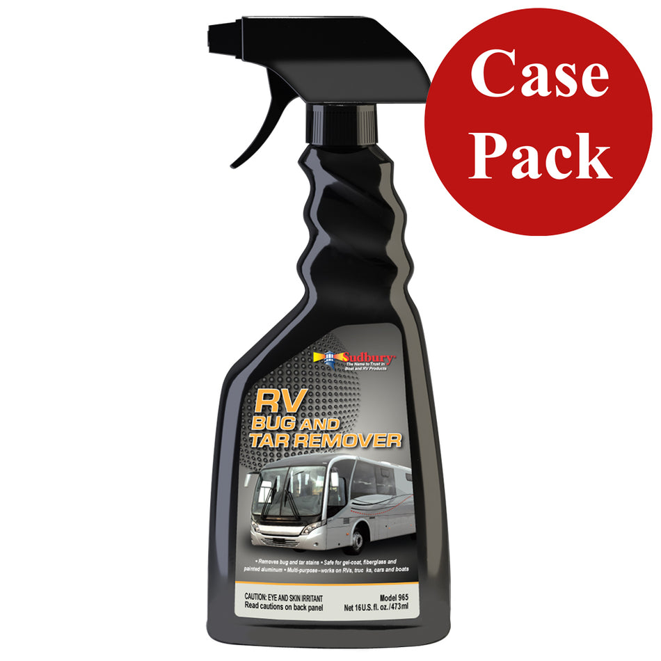 Sudbury - RV Bug & Tar Remover - 16oz, Case of 12 — Quality Boat Parts