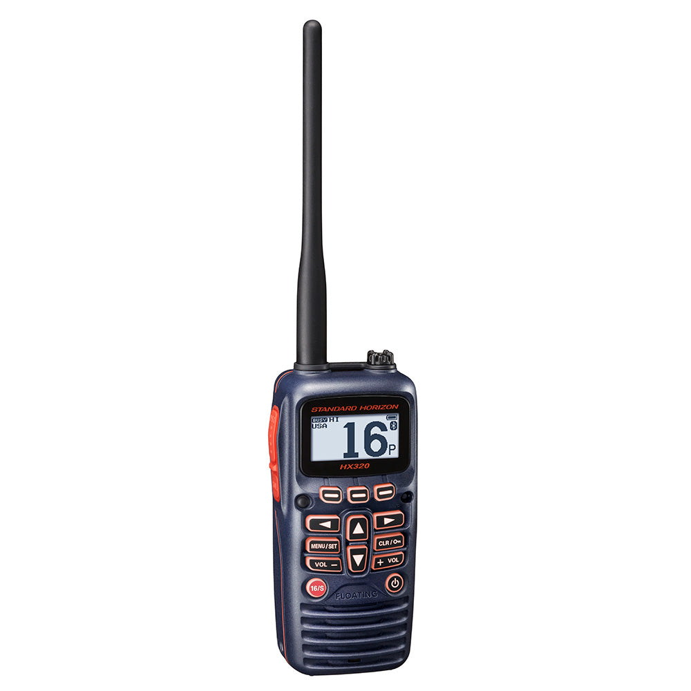 Standard Horizon - HX320 Handheld VHF 6W - Bluetooth, USB Charge — Quality Boat Parts