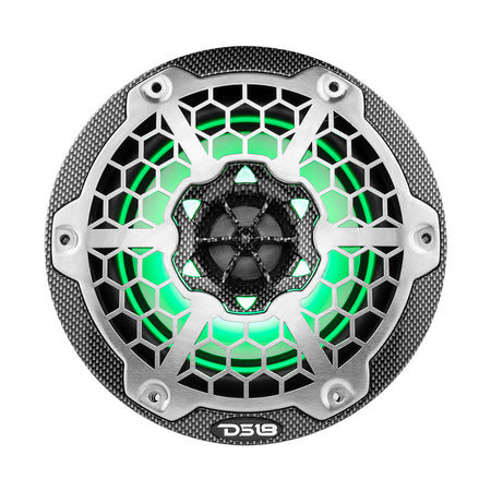 DS18 - HYDRO 2-Way Marine Speakers - With RGB LED Lights, Carbon Fiber — Quality Boat Parts