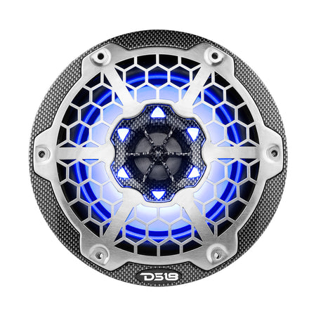DS18 - HYDRO 2-Way Marine Speakers - With RGB LED Lights, Carbon Fiber — Quality Boat Parts
