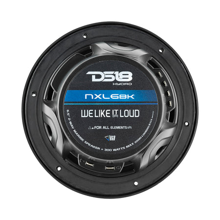 DS18 - HYDRO 6.5" 2-Way Marine Speakers - With RGB LED Lights — Quality Boat Parts