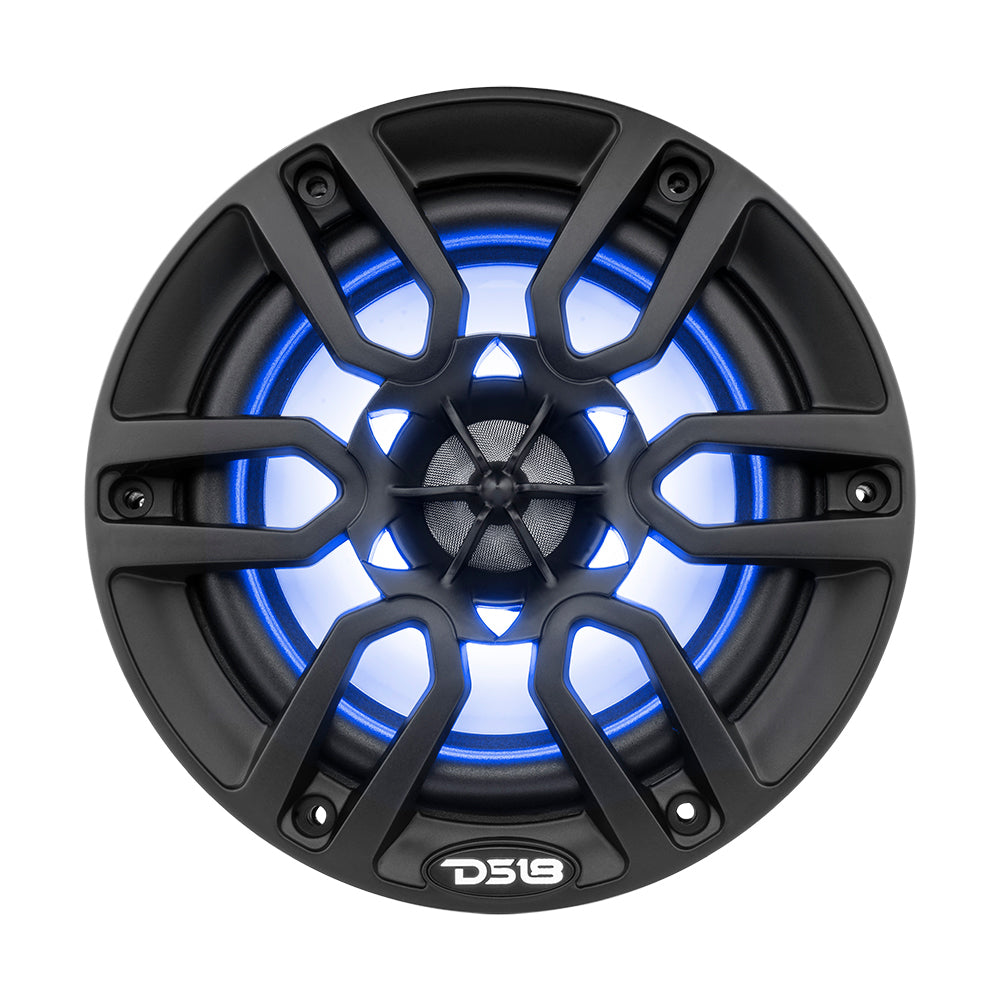 DS18 - HYDRO 6.5" 2-Way Marine Speakers - With RGB LED Lights — Quality Boat Parts