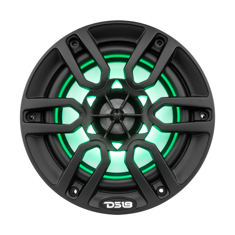 DS18 - HYDRO 6.5" 2-Way Marine Speakers - With RGB LED Lights — Quality Boat Parts