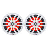 DS18 - HYDRO 8" 2-Way Marine Speakers - With RGB LED Lights — Quality Boat Parts