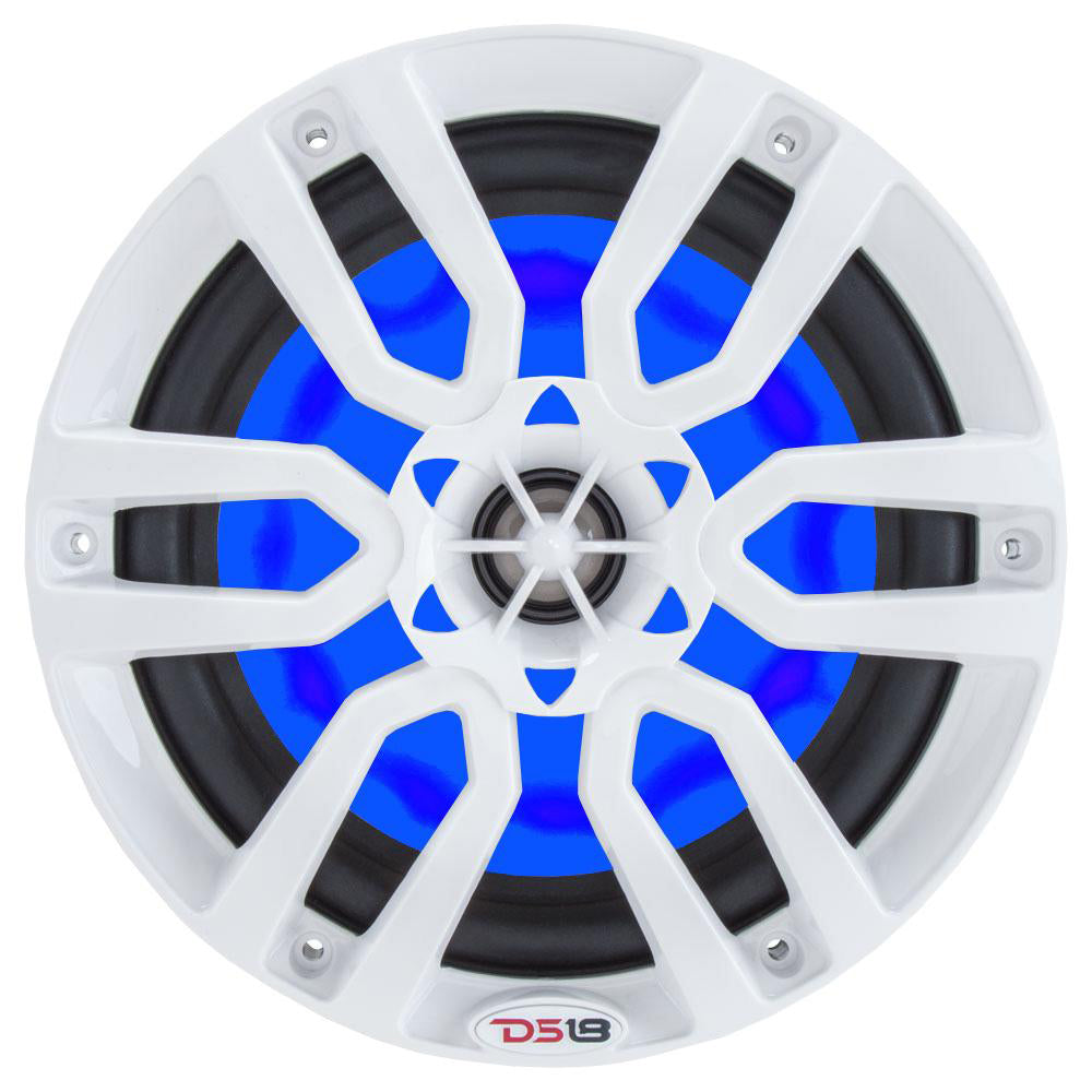 DS18 - HYDRO 8" 2-Way Marine Speakers - With RGB LED Lights — Quality Boat Parts