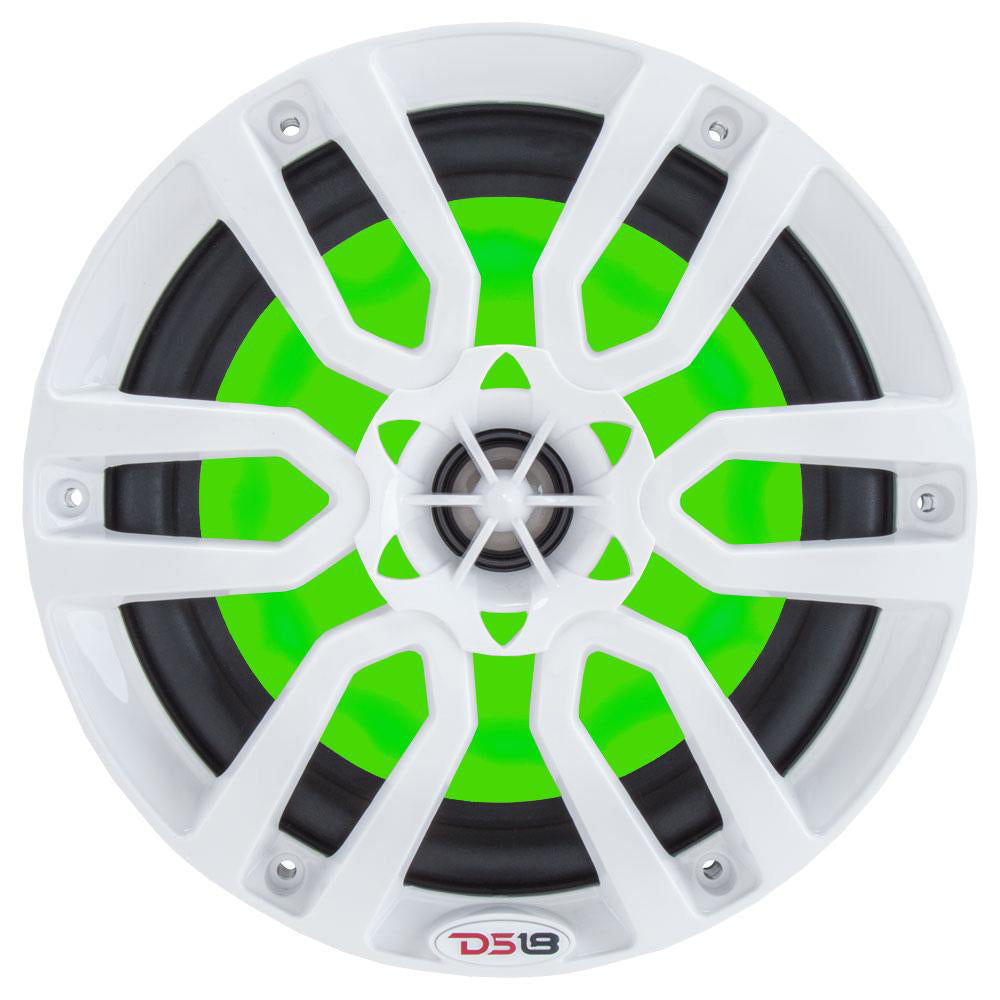 DS18 - HYDRO 8" 2-Way Marine Speakers - With RGB LED Lights — Quality Boat Parts